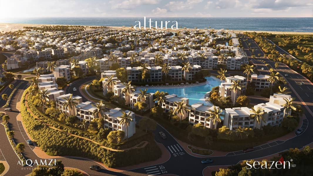 Own a chalet on the North Coast, fully finished, with air conditioners, with a 10% down payment - Al Qamzi Real Estate Developer | Seazen 2