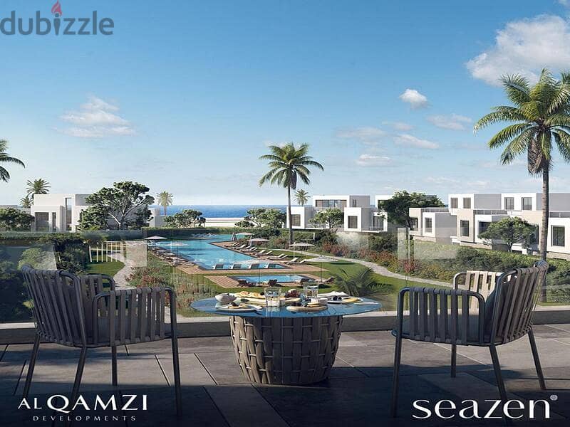 Own a fully finished chalet with air conditioners in the North Coast with a 10% down payment - Al Qamzi Real Estate Developer | Seazen 1