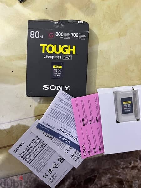 80G Sony Tough type A 1