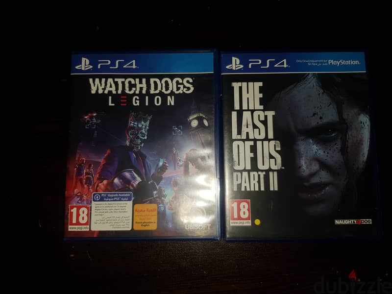 The last of us 2 , watch dogs legion 0