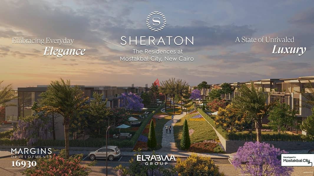 Furnished smart home hotel villa. . . full hotel services sponsored by Sheraton. . . in   >>SHERATON The Residences at Mostakbal City - New Cairo<< 7