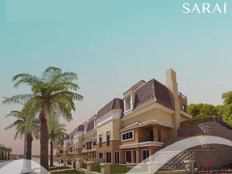 Villa 212 meters + garden: 61 meters at the price of an apartment (at the old price) + large garden and in comfortable installments in (Sarai ) ) 9