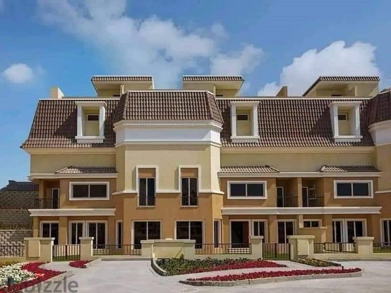 Villa 212 meters + garden: 61 meters at the price of an apartment (at the old price) + large garden and in comfortable installments in (Sarai ) ) 13