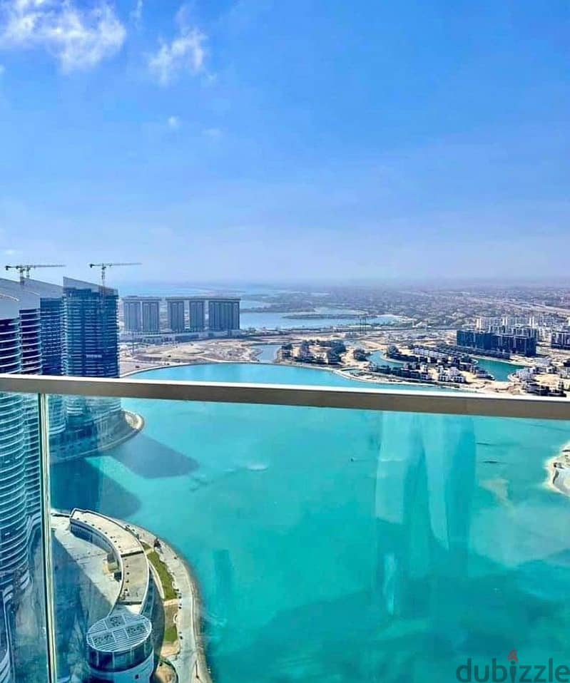 a direct sea view studio for sale in alamein towers north coast 2