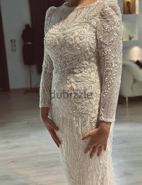 wedding dress for selling- فستان فرح للبيعt 4