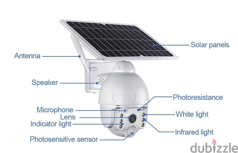 كاميرا مراقبة تعمل بالطاقة الشمسية 12