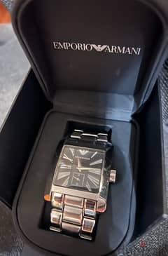 Original Emporio Armani watch for men with box