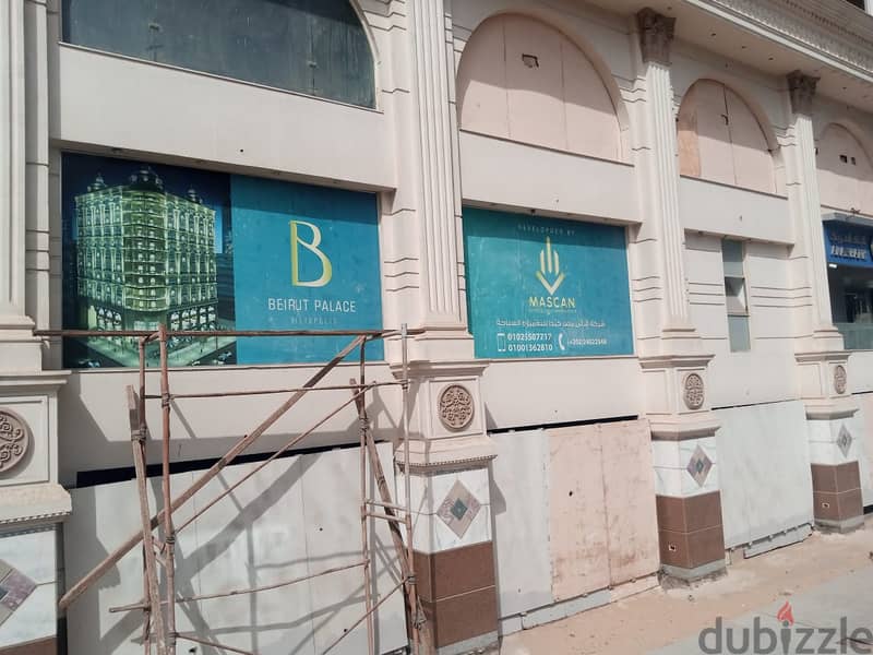 Retail store for rent very prime location in heliopolis masr elgdida overlooking street ground floor 120m2 5