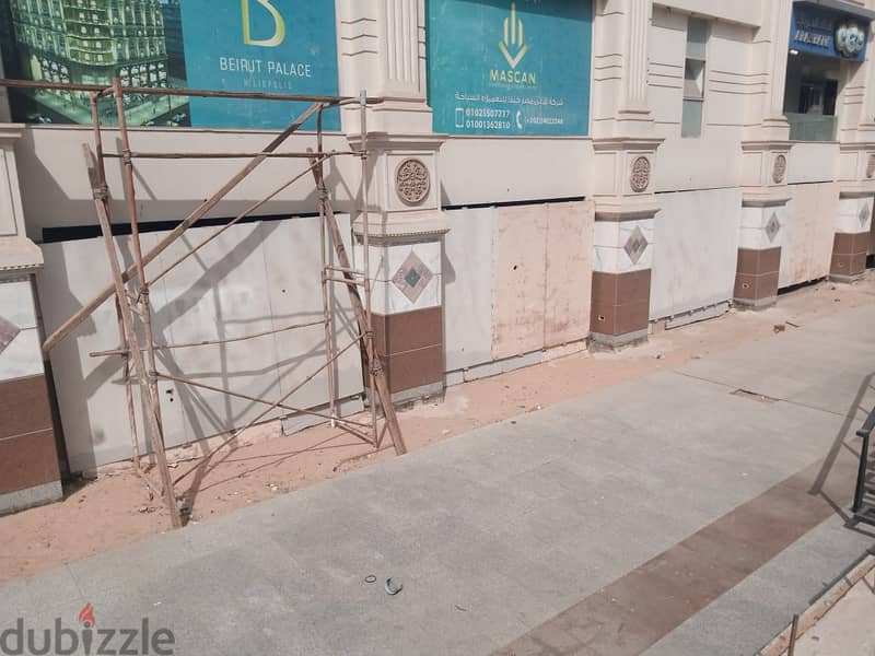 Retail store for rent very prime location in heliopolis masr elgdida overlooking street ground floor 120m2 8