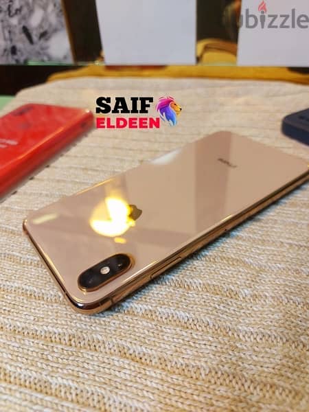 IPHONE XS MAX 256  GOLD 4