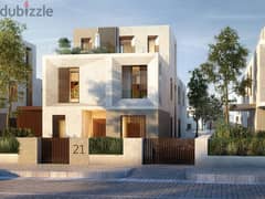 With a 35% discount on cash, a 3-storey villa in the VY Sodic compound, Sheikh Zayed, on the Dabaa axis, next to Solana, SODIC VYE