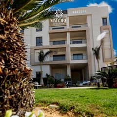 With a down payment of 900 thousand, a hotel apartment finished with ACs, with the services of the Concorde El Salam Hotel on the Suez Road. 0