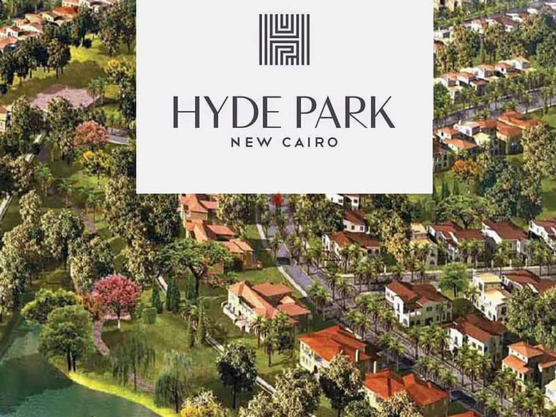 فقط مقدم 5% ((بالتقسيط)) شقة للبيع في هايد بارك التجمع الخامس علي شارع التسعين hyde park new cairo 1