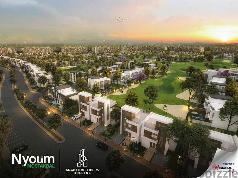 A wonderful apartment for sale in the most Prime compound in Mostaqbal City, with a down payment of 473,800 and the rest in installments over 2