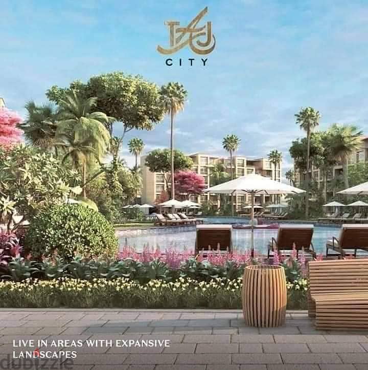 On the landscape view, a 156 sqm apartment with a special price, 3 rooms, in Taj City Compound, New Cairo, New Cairo, with a 10% down payment over 6 m 5