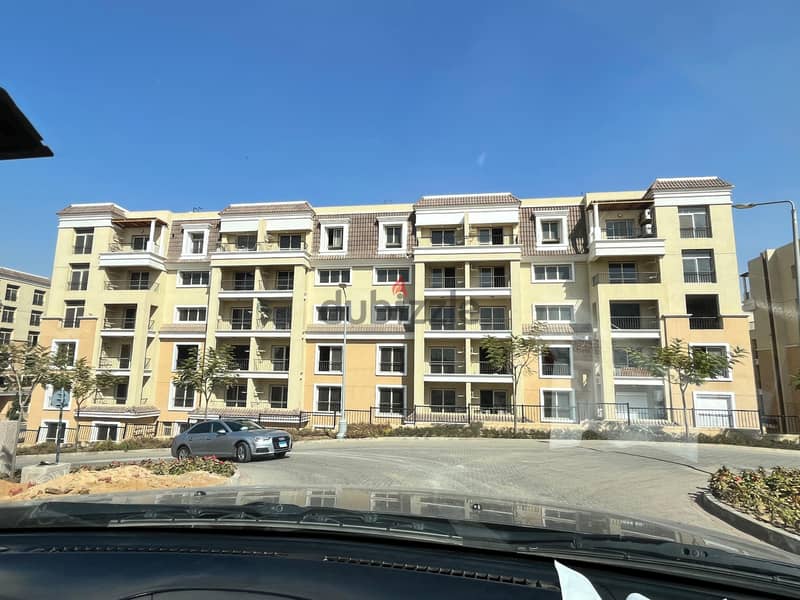 For sale, a distinctive 130 sqm, two-room apartment at a special price in Sarai Compound, Elan phase, entrance to the Administrative Capital, installm 22