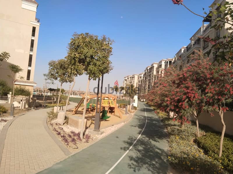 For sale, a distinctive 130 sqm, two-room apartment at a special price in Sarai Compound, Elan phase, entrance to the Administrative Capital, installm 32