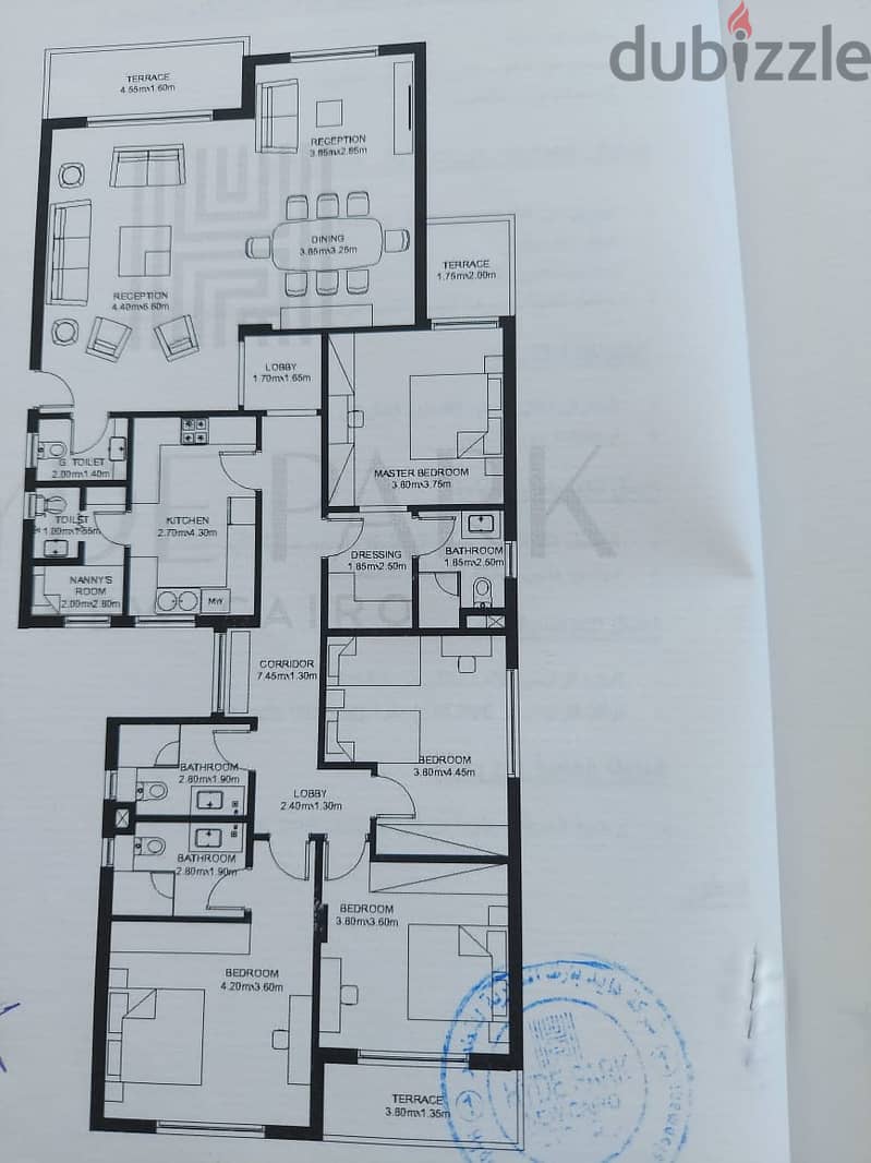 spacious layout . . amazing apartment in Hyde Park compound new cairo - شقة للبيع 4 نوم استلام فوري بكمبوند هايد بارك التجمع الخامس 1