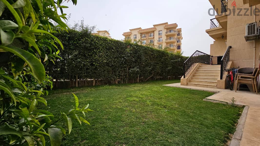 -bedroom apartment for sale, ground floor with garden, in a prime location in Rehab 2   A special location in a quiet phase in the new seventh phase i 6