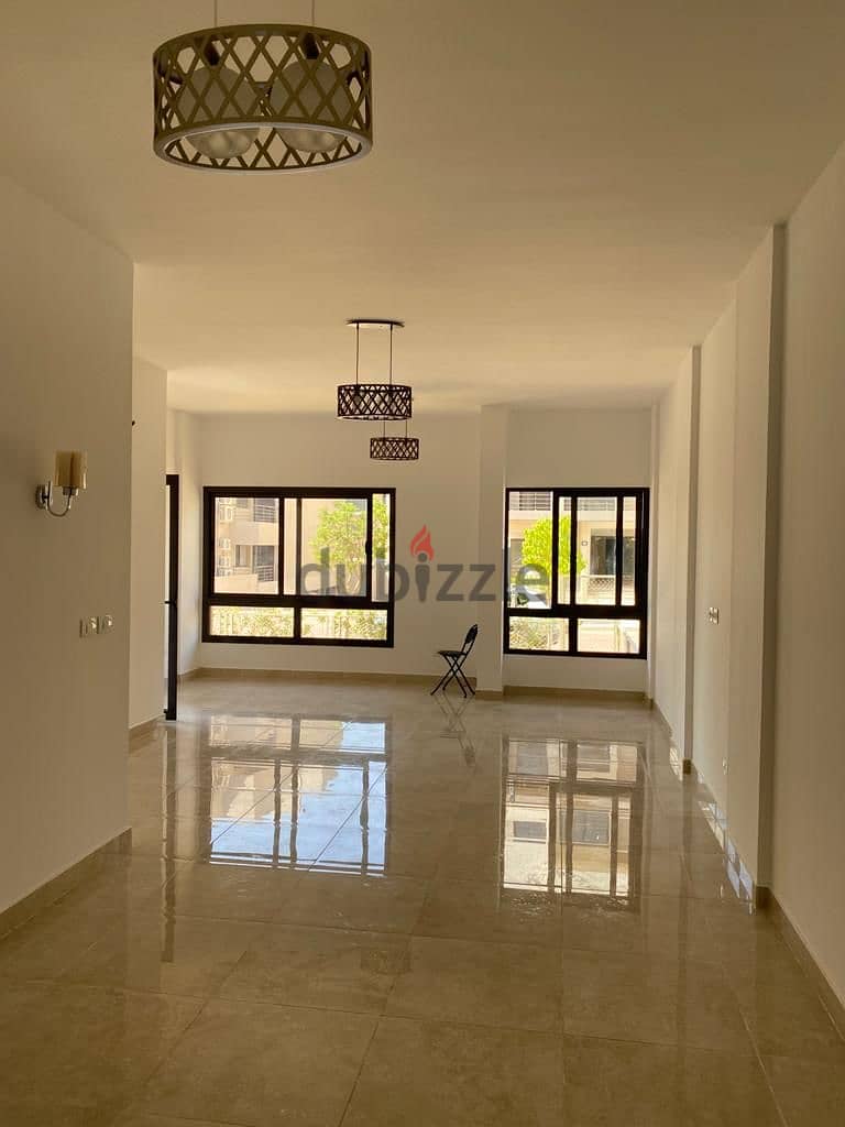 Semi furnished apartment with garden for rent in fifth square almarasem compound New Cairo fifth settlement 2