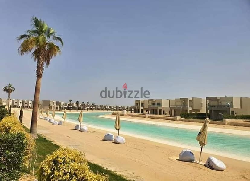 Duplex 187m with roof 117m view on the sea and lagoon finished with kitchen Cabinets and ACs in Azha AlSahel دوبلكس 187م بروف 117م فيو ع البحر و اللاج 3