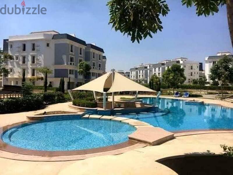 Fully finished   Ready to move Mountain View giza platuo  I villa garden  Pool view  Very prime location BUA : 210m 16