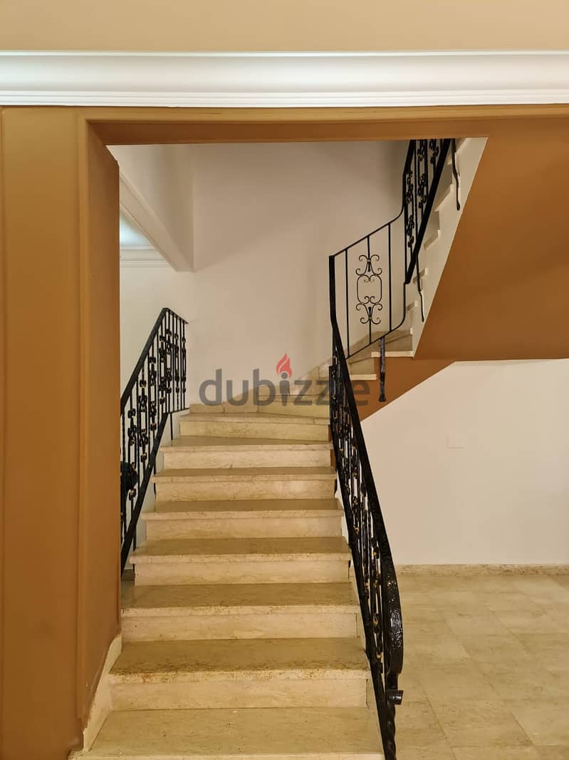 Dual villa for rent, furnished, model H, in Al-Rehab City  Land area: 300 m  Building area: 190 m 11