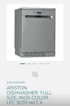Ariston dishwasher lfc 3033  غسالة اطباق١٤ فرد