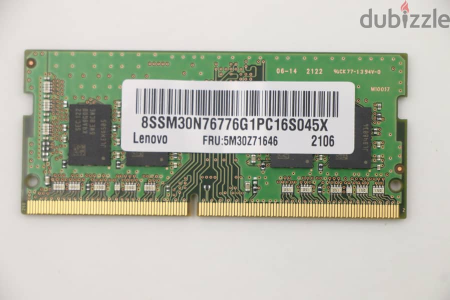 16gb (8x2) DDR4 Laptop Ram 3200 Mhz Original - Legion 5 15ACH6H 3