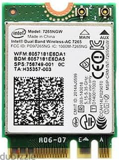 laptop wifi card Intel Dual Band Wireless-AC 7265