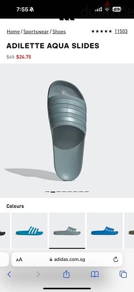 Adidas Aqua slides 3