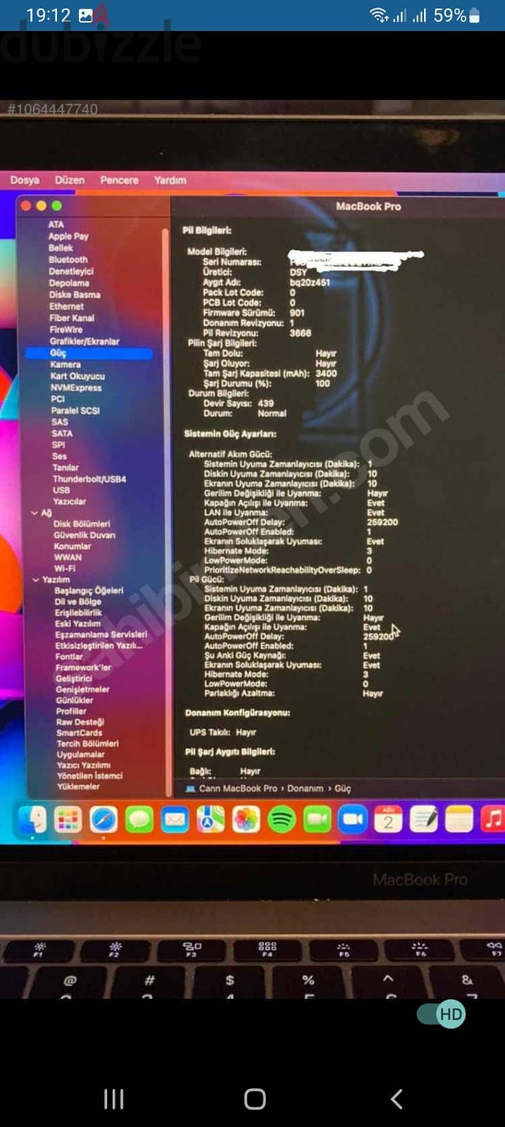 Macbook pro i7 2017 5