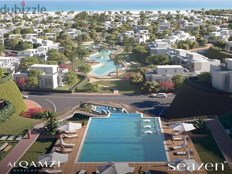 Own a chalet on the North Coast with a 10% down payment, fully finished with air conditioners - Al Qamzi Real Estate Developer | Seazen 5