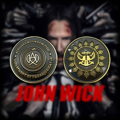 John Wick ADJUDICATOR Coin - تحف - مقتنيات - 201363766