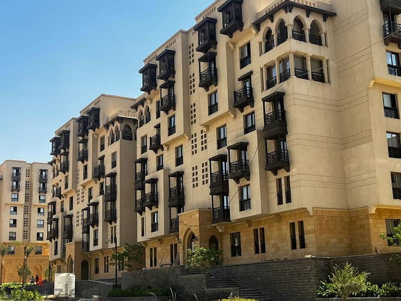 Apartment for sale, immediate receipt, in a prime location in Arabesque Compound. . Fustat. . from the Urban Communities Authority. 2