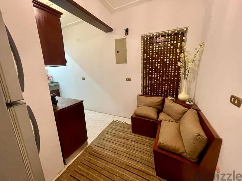 2 bedroom apartment for rent furnished in the branches of Gamaet El Dewal Street 19