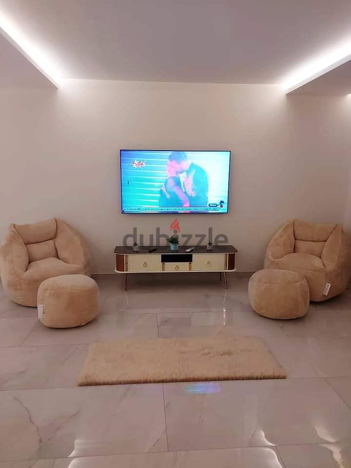 3-room apartment for rent furnished in Agouza, Aswan Square 1