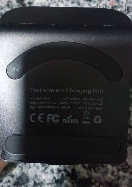 شاحن وايرليس iniu wireless charger 4