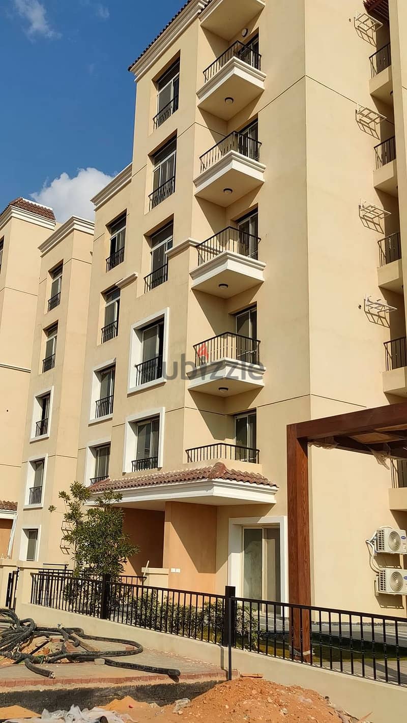 Apartment 205 meters + garden 127 meters for sale with a view on the landscape, next to Madinaty and minutes from Golden Square, in installments in th 6