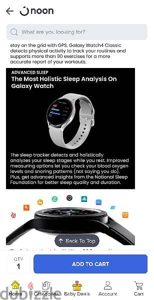 Samsung galaxy smart watch 4 classic 20 mm black 4 7