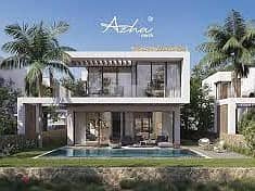 Fully Finished Twin House for Sale with Down Payment and Installments in Azha North Ras el Hikma Direct To The Lagoon