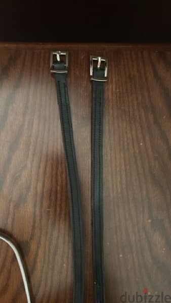 Horse riding spurs + leather strap 3