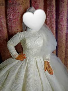 فستان زفاف جديد استخدام مرة واحدة فقط 0