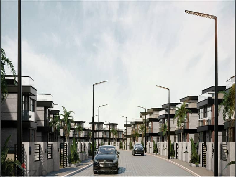Duplex with garden for sale in New Sheikh Zayed, Dejoya Compound 4
