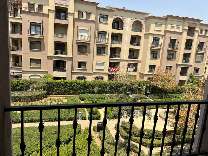 apartment 200m for rent in mivida emaar (garden view) شقة للايجار مطبخ و تكييفات فى ميفيدا اعمار - التجمع الخامس 1
