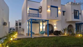 For sale, fully finished sea chalet, first row, in Mountain View, North Coast, Ras El Hekma