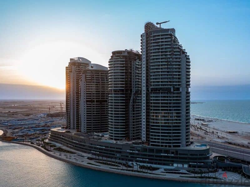 Luxurious apartment for sale in Alamein Towers [ fully finished + immediate delivery + distinctive sea view ] on installment. 3