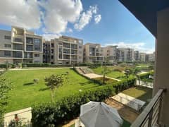 At the lowest price in Fifth Square Compound, apartment with landscape view, sea view, super luxury finishing, with kitchen