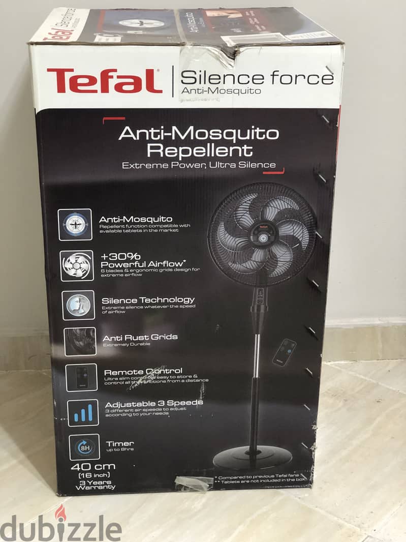 Tefal Silence Force Anti-Mosquito Repellent Remote - Model :VG4135EE 1