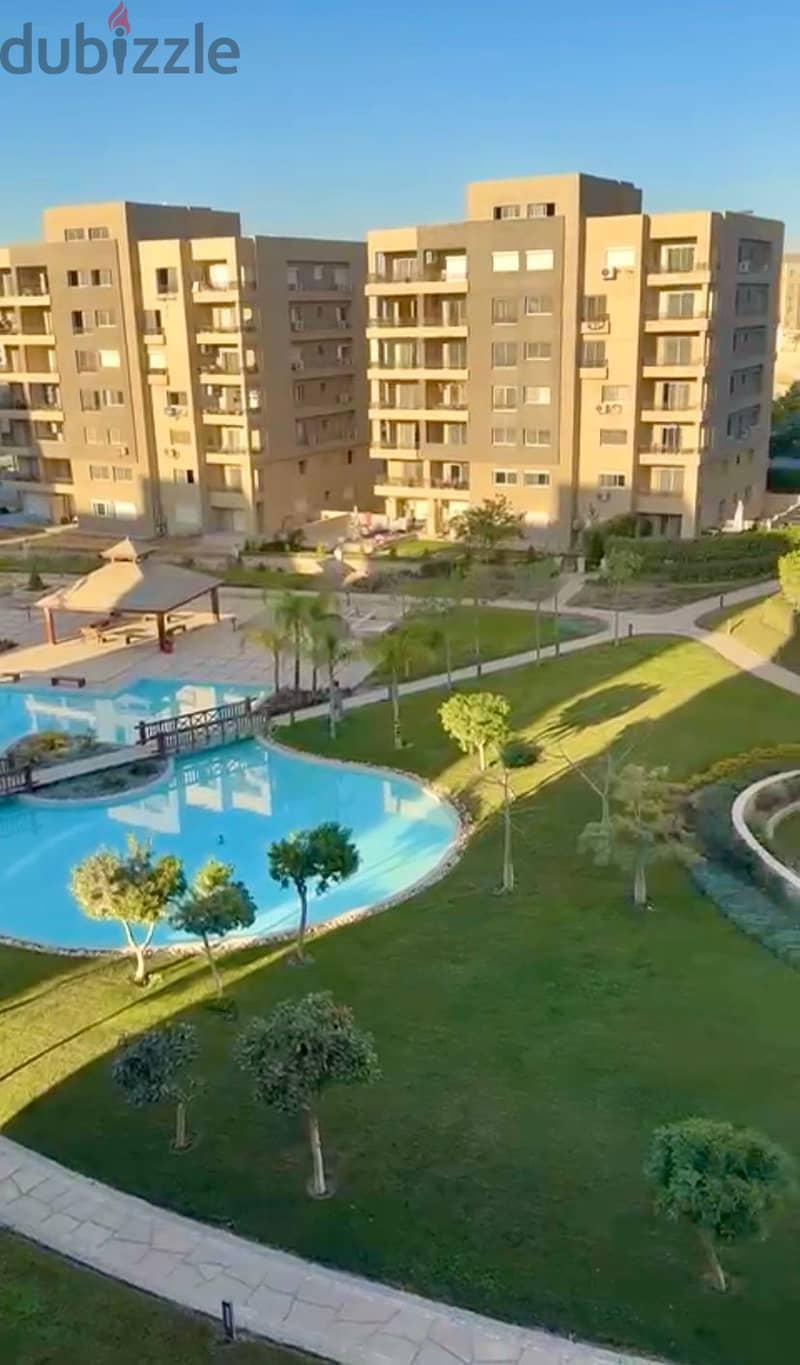Apartment fully finished  For rent  181m View pool prime location  the square  New Cairo 1